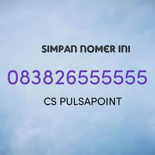 Telegram profile photo for UPDATE PULSAPOINT ( 083826555555 simpan nomer cs pulsapoint )