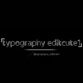 Telegram profile photo for 𝙩𝙮𝙥𝙤𝙜𝙧𝙖𝙥𝙝𝙮_𝙚𝙙𝙞𝙩𝙘𝙪𝙩𝙚𝟭