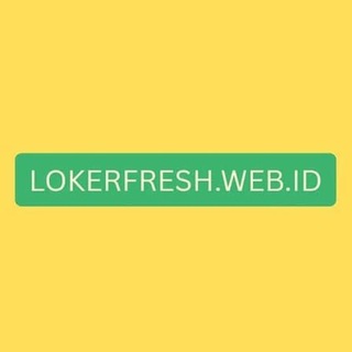 Telegram profile photo for Lokerfresh