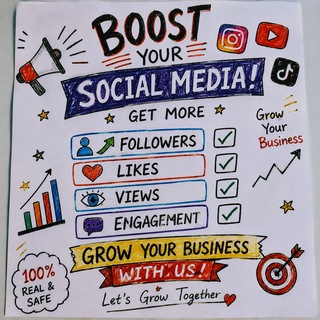 Telegram profile photo for Social Media all Service..🚀️