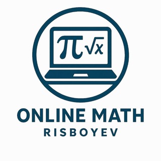 Telegram profile photo for Online Math | Risboyev