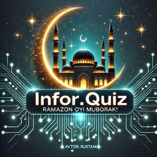 Telegram profile photo for Infor Quiz | Testlar olami