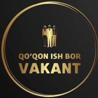 Telegram group profile photo for QO'QON ISH BOR • VAKANT | KOMENT