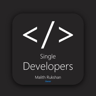 Telegram profile photo for π₯ Single Developer </> βοΈ
