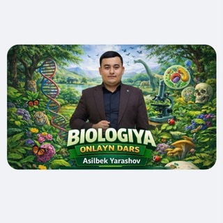 Telegram profile photo for 📖📖BIOLOGIYA ONLAYN DARSLAR 🧑🎓👩🎓