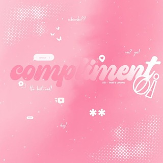 Telegram profile photo for ᥴ᧐ⲙρᥣiⲙᥱᥒᴛ 𑣲⋆ у᧐i
