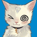 Telegram profile photo for silly cat (scat)