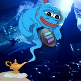 Telegram profile photo for pepe the genie