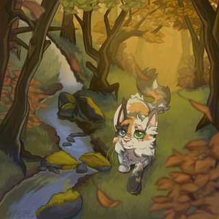 Telegram profile photo for Племя Хищнозвезда _Коты воители 🍀