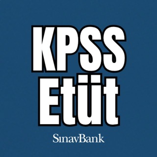 Telegram profile photo for KPSS Etüt