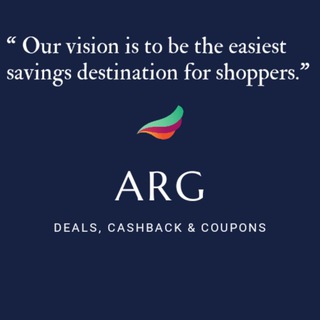 Telegram profile photo for ARG DEALS | CASHBACKS | COUPONS