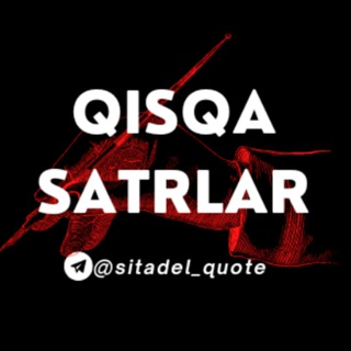 Telegram profile photo for Qisqa satrlar