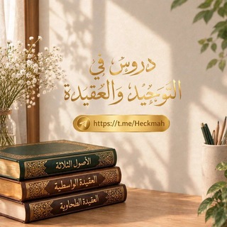 Telegram profile photo for دروس في التوحيد والعقيدة