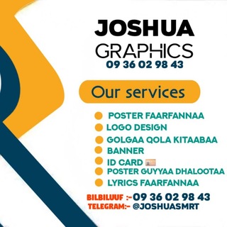 Telegram profile photo for Joshua Graphics