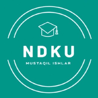Telegram profile photo for NDKU mustaqil ish