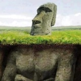 Telegram profile photo for Awoken Easter Island Head