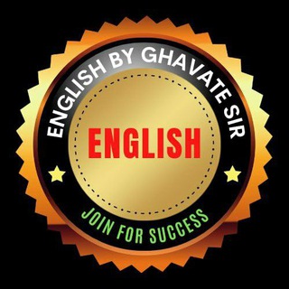 Telegram profile photo for English By Ghavate sir