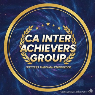 Telegram profile photo for CA INTER ACHIEVERS