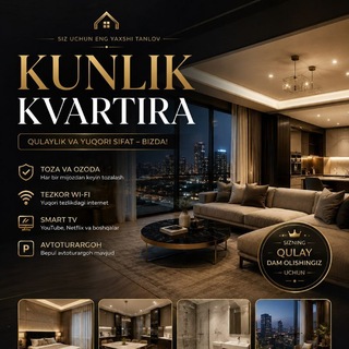 Telegram profile photo for Samarqand kunlik kvartira