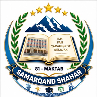 Telegram profile photo for 81-MAKTAB | Rasmiy kanal