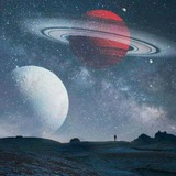 Telegram profile photo for Universe and us.🔭🌍