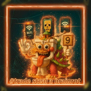 Telegram group profile photo for trade steal a brainrot