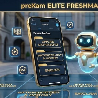 Telegram group profile photo for preXam Elite freshman Hub