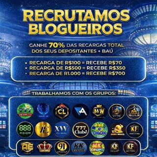 Telegram profile photo for COOPERAÇÃO POR MONTANTE DE 60% Grupo Lauro Slots 🎰