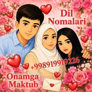 Telegram profile photo for Onamga maktub_Dil nomalari