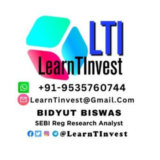 Telegram profile photo for @LearnTInvest ™ Learn To Invest - LTI ©️ BIDYUT BISWAS / SEBI Reg RA