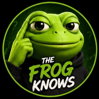 Telegram group profile photo for The Frog Knows