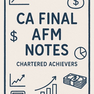 Telegram profile photo for CA FINAL AFM NOTES