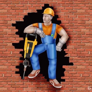 Telegram profile photo for Стройка объявления - заказы / разнорабочие/ демонтаж / ремонт / вывоз мусора / техника / вакансии