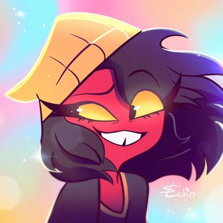 Telegram profile photo for Hazbin Hotel 🩷💜💙 Helluva Boss 🔞 Аццкий Вестник