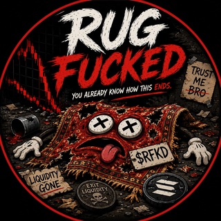 Telegram group profile photo for Rug Fucked