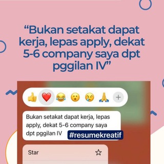 Telegram profile photo for FEEDBACK RESUMEKREATIF 🥳