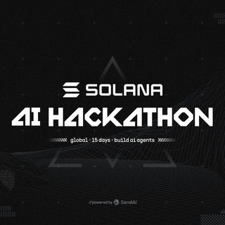 Telegram group profile photo for solana ai hackathon