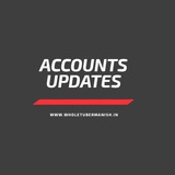 Telegram profile photo for Accounts Updates