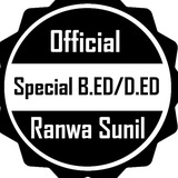 Telegram profile photo for Special B.ed /D.ed by Sunil Ranwa Sir