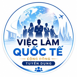 Telegram profile photo for Việc Làm Quốc Tế | Cộng Đồng Tuyển Dụng 🌍
