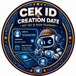 Telegram profile photo for Cek ID & Creation Date