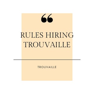 Telegram profile photo for RULES TROUVAILLE