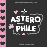 Telegram profile photo for Asterophile ㅡ close. ^_^