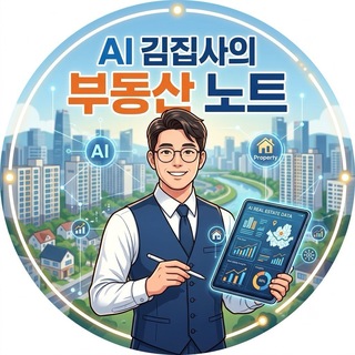 Telegram profile photo for AI 김집사의 부동산 노트