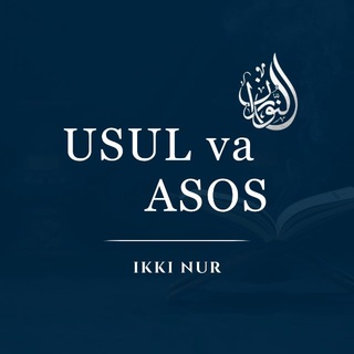 Telegram profile photo for IKKI NUR usul va asos