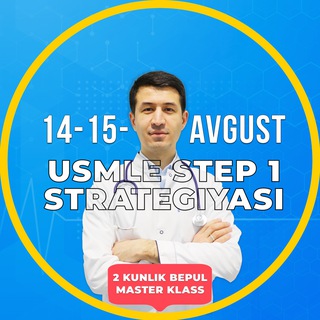 Telegram profile photo for 14-15-avgust | USMLE STEP 1 STRATEGIYA