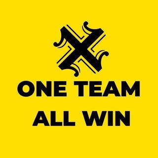 Telegram profile photo for ONE TEAM ALL WIN πβ’