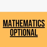 Telegram profile photo for Mathematics Optional UPSC IAS
