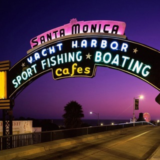 Telegram profile photo for Santa Monica. Midnight