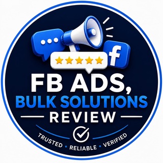 Telegram profile photo for FB Ads, Bulk Solutions Review